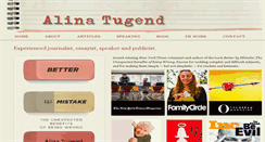 Desktop Screenshot of alinatugend.com